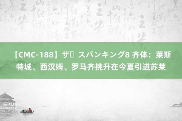 【CMC-188】ザ・スパンキング8 齐体：莱斯特城、西汉姆、罗马齐挑升在今夏引进苏莱