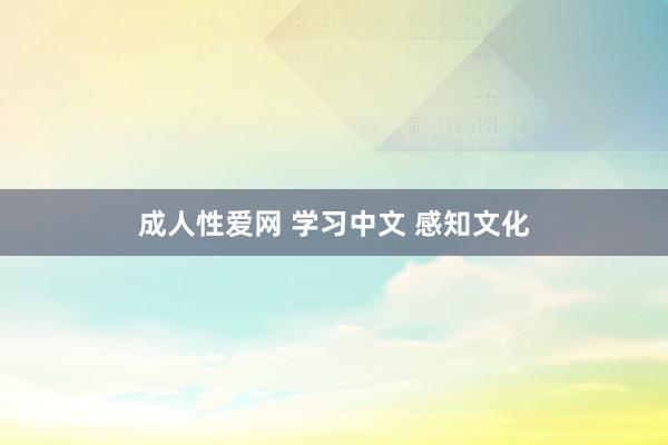 成人性爱网 学习中文 感知文化