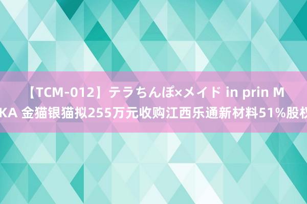 【TCM-012】テラちんぽ×メイド in prin MIKA 金猫银猫拟255万元收购江西乐通新材料51%股权